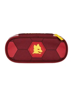 AS Roma Astuccio porta penne rotondo logo lupetto, Clearance