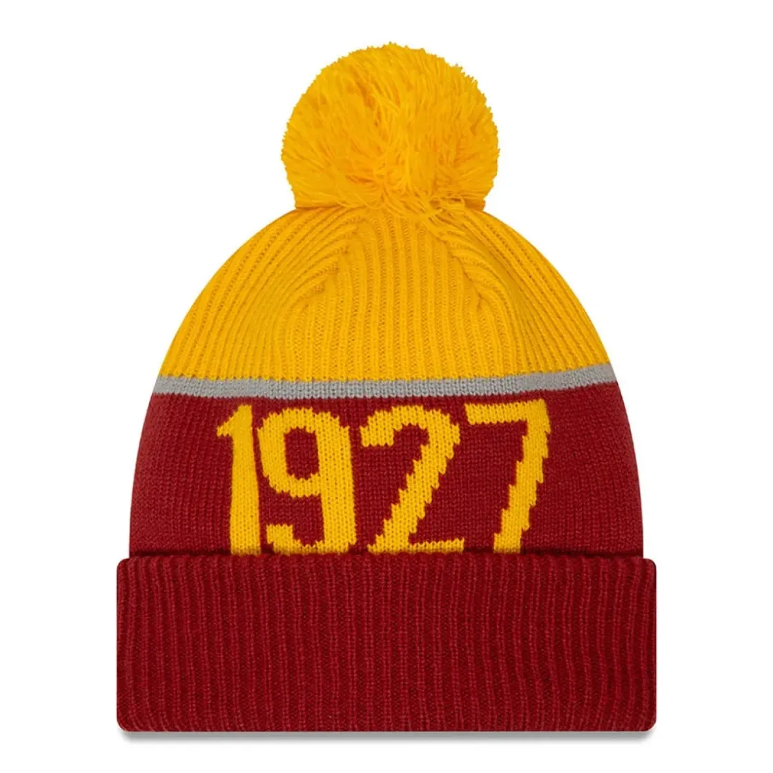 AS Roma Berretto Sport Knit logo Crest , Adulto, Rosso Sale