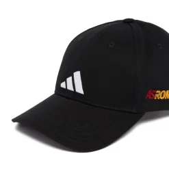 AS Roma Cappellino con Logo Adidas, Nero Flash Sale