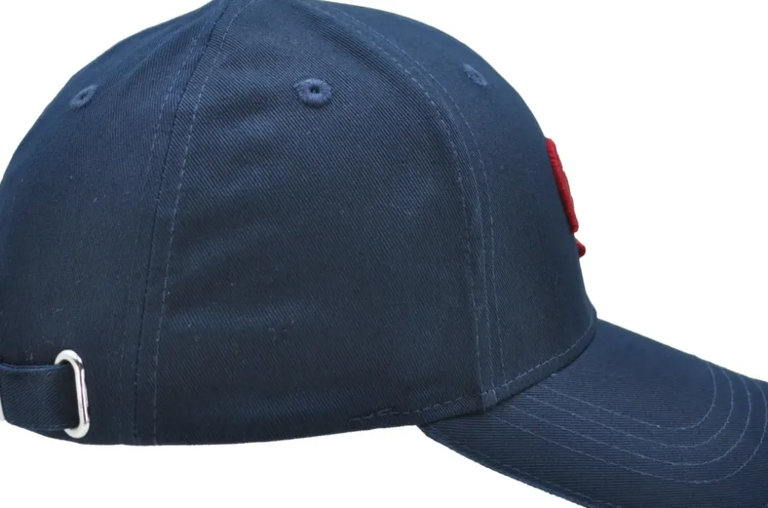 AS Roma Cappellino con monogramma ASR ricamato, Adulto, Blu Outlet