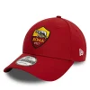 AS Roma Cappellino 9Forty logo Crest , Adulto, Rosso Fashion