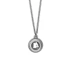 AS Roma Collana Grumetta Pendente Lupa X Nove25, Unisex, Argento Brunito Shop