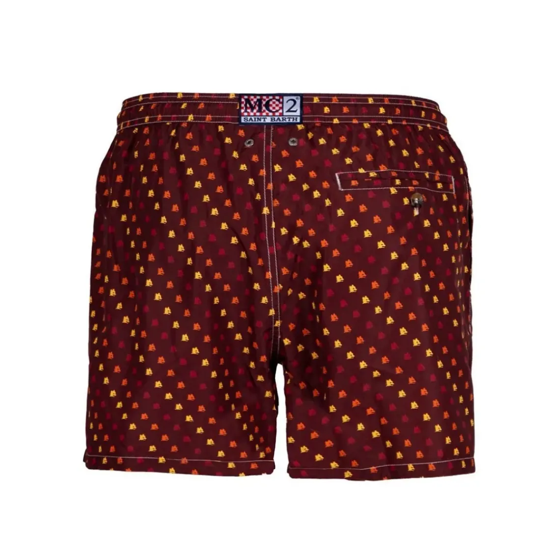 AS Roma Costume da bagno Saint Barth ricamato, Bambini, Bordeaux Store