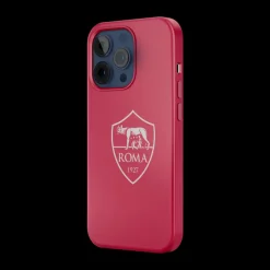 AS Roma Cover Smartphone logo Crest , Rosso Outlet