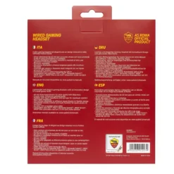 AS Roma Cuffie Gaming con Logo Lupetto Discount