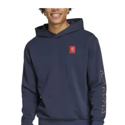 AS Roma Felpa Adidas con cappuccio , Uomo, Blu Shop