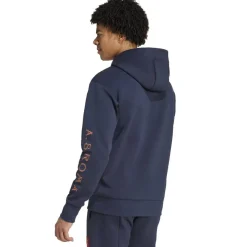 AS Roma Felpa Adidas con cappuccio , Uomo, Blu Shop