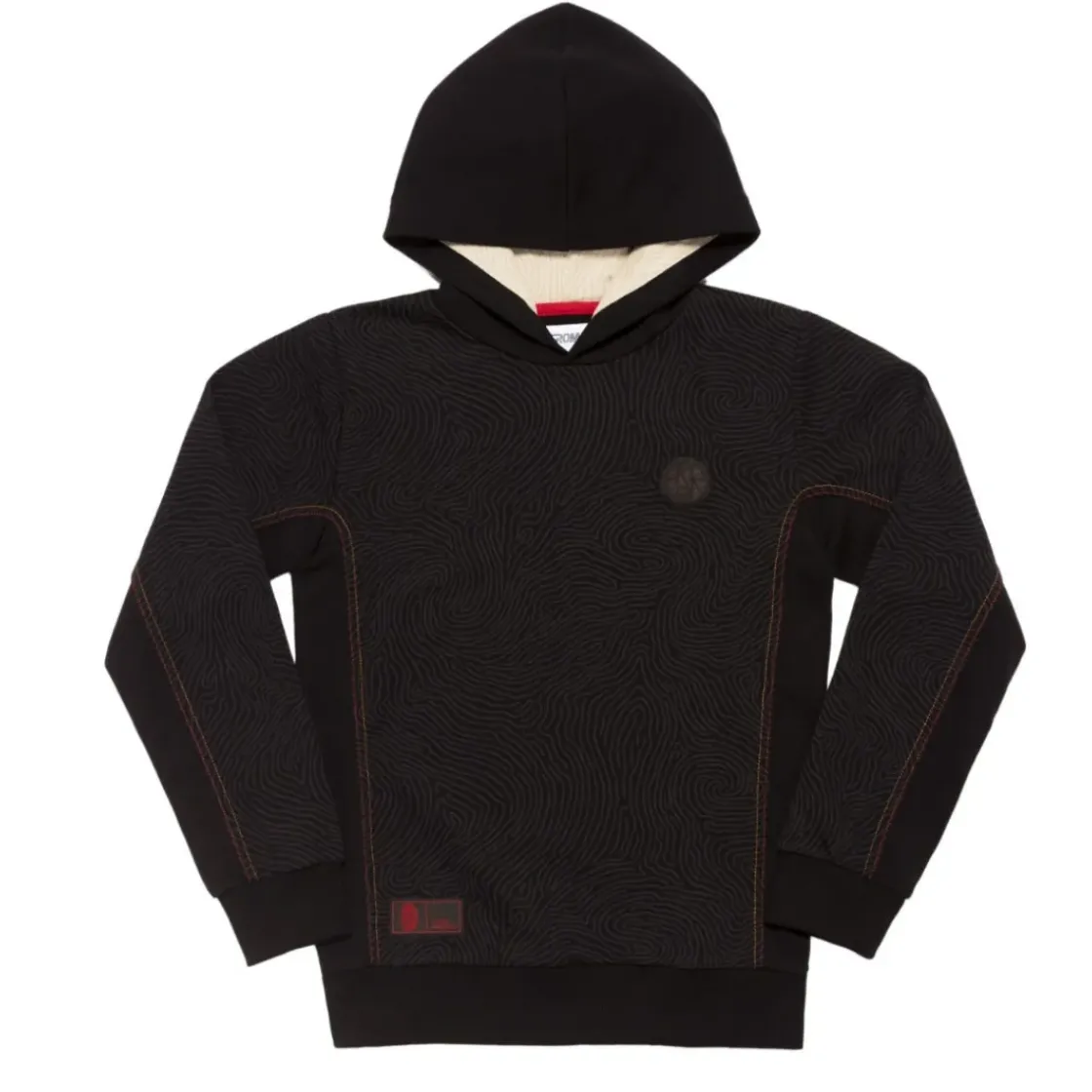 AS Roma Felpa con cappuccio logo ASR, Bambini, Nero Best