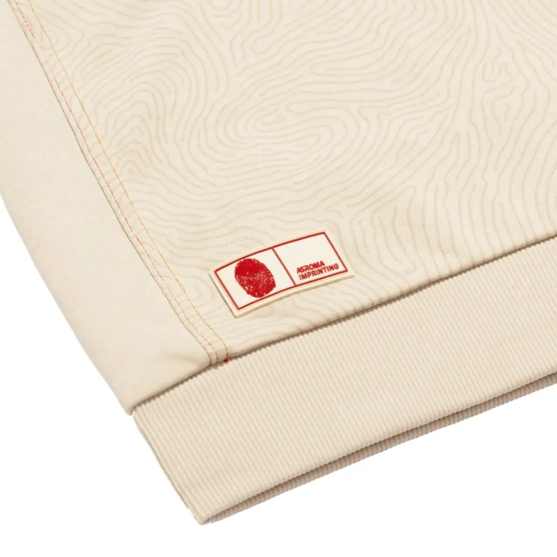 AS Roma Felpa con cappuccio logo ASR, Bambini, Crema New