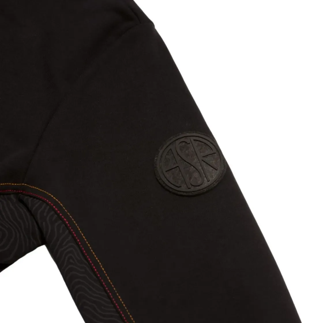 AS Roma Felpa girocollo cotone logo ASR, Uomo, Nero Discount