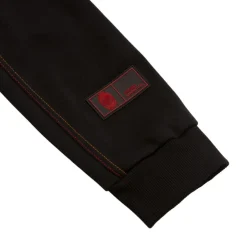 AS Roma Felpa girocollo cotone logo ASR, Uomo, Nero Discount