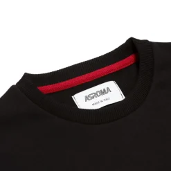 AS Roma Felpa girocollo logo ASR, Bambini, Nero Store