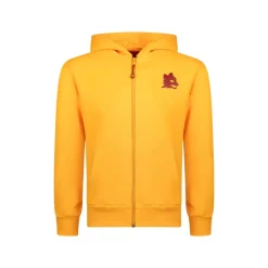 AS Roma Felpa Sportiva logo Lupetto, Bambini, Giallo Hot