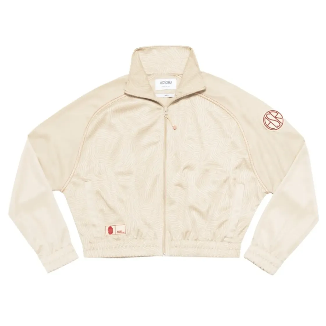 AS Roma Giacca track logo ASR, Donna, Crema Discount