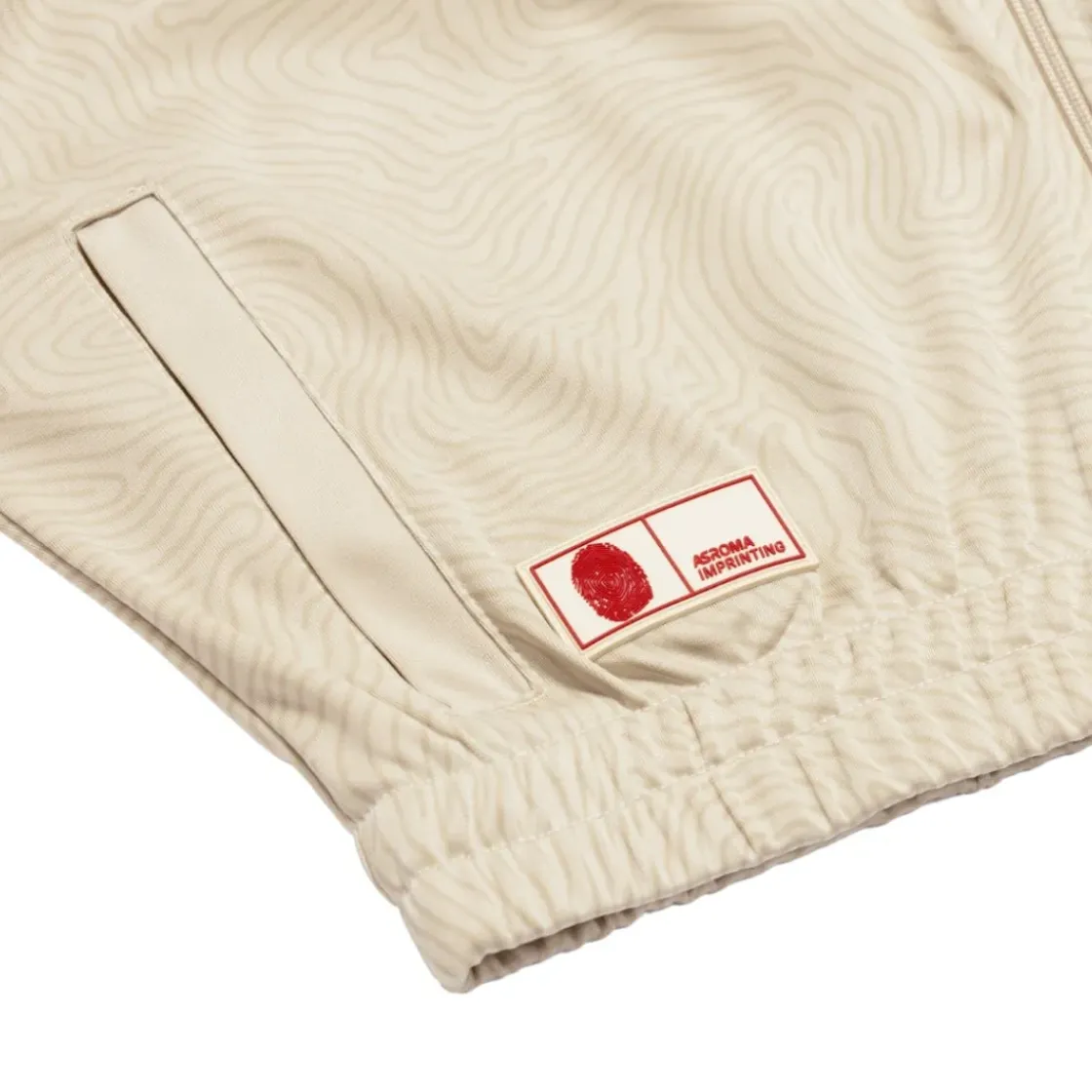 AS Roma Giacca track logo ASR, Donna, Crema Discount