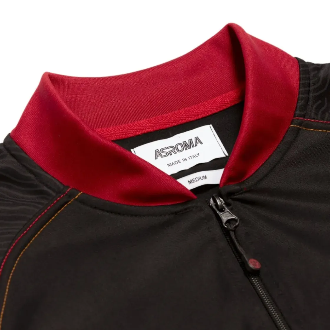 AS Roma Giacca track logo ASR, Uomo, Nero Clearance