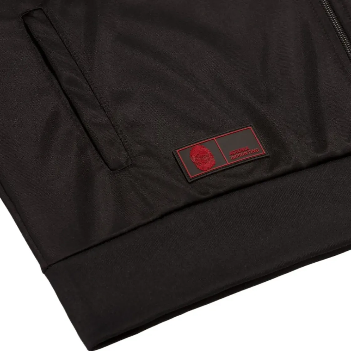 AS Roma Giacca track logo ASR, Uomo, Nero Clearance