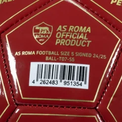 AS Roma Pallone da calcio con autografi calciatori 2024/25, Taglia 5 Fashion