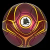 AS Roma Pallone da calcio finitura metallizzata e Logo Lupo, Taglia 1 Hot