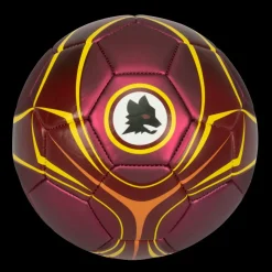 AS Roma Pallone da calcio finitura metallizzata e Logo Lupo, Taglia 1 Hot