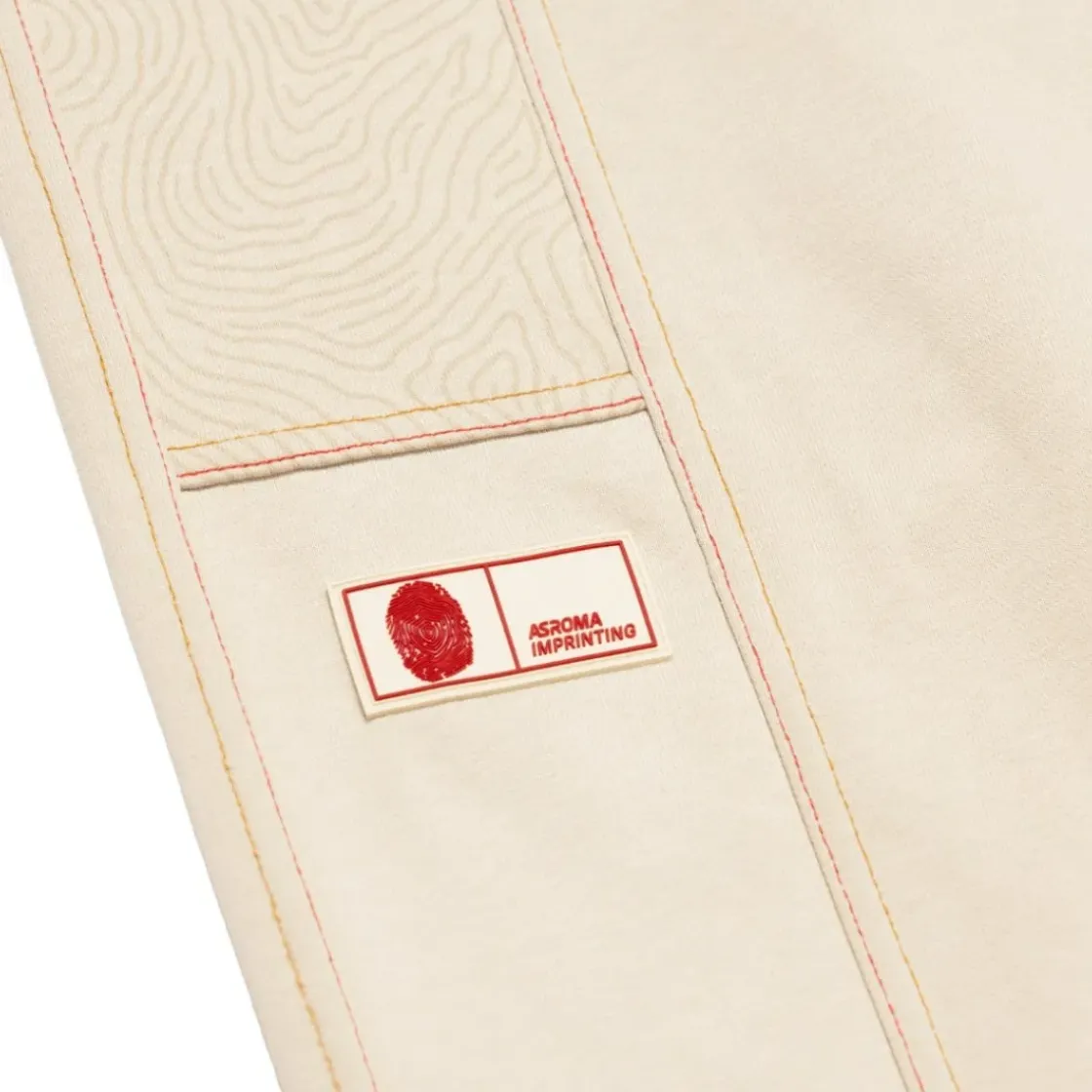 AS Roma Pantaloni jogger logo ASR, Donna, Crema Cheap