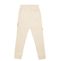 AS Roma Pantaloni jogger logo ASR, Uomo, Crema Clearance