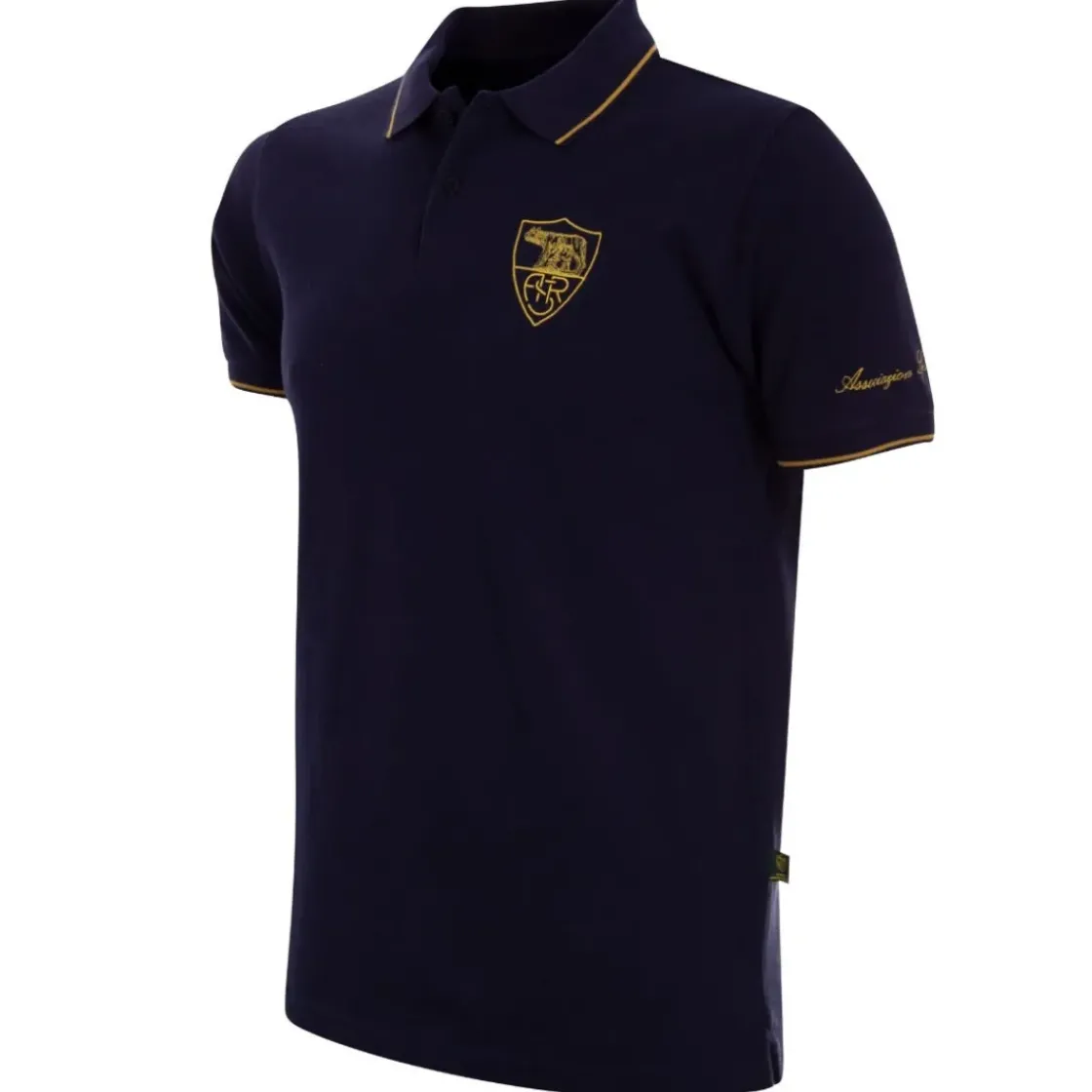 AS Roma Polo Heritage , Adulto, Blu Store