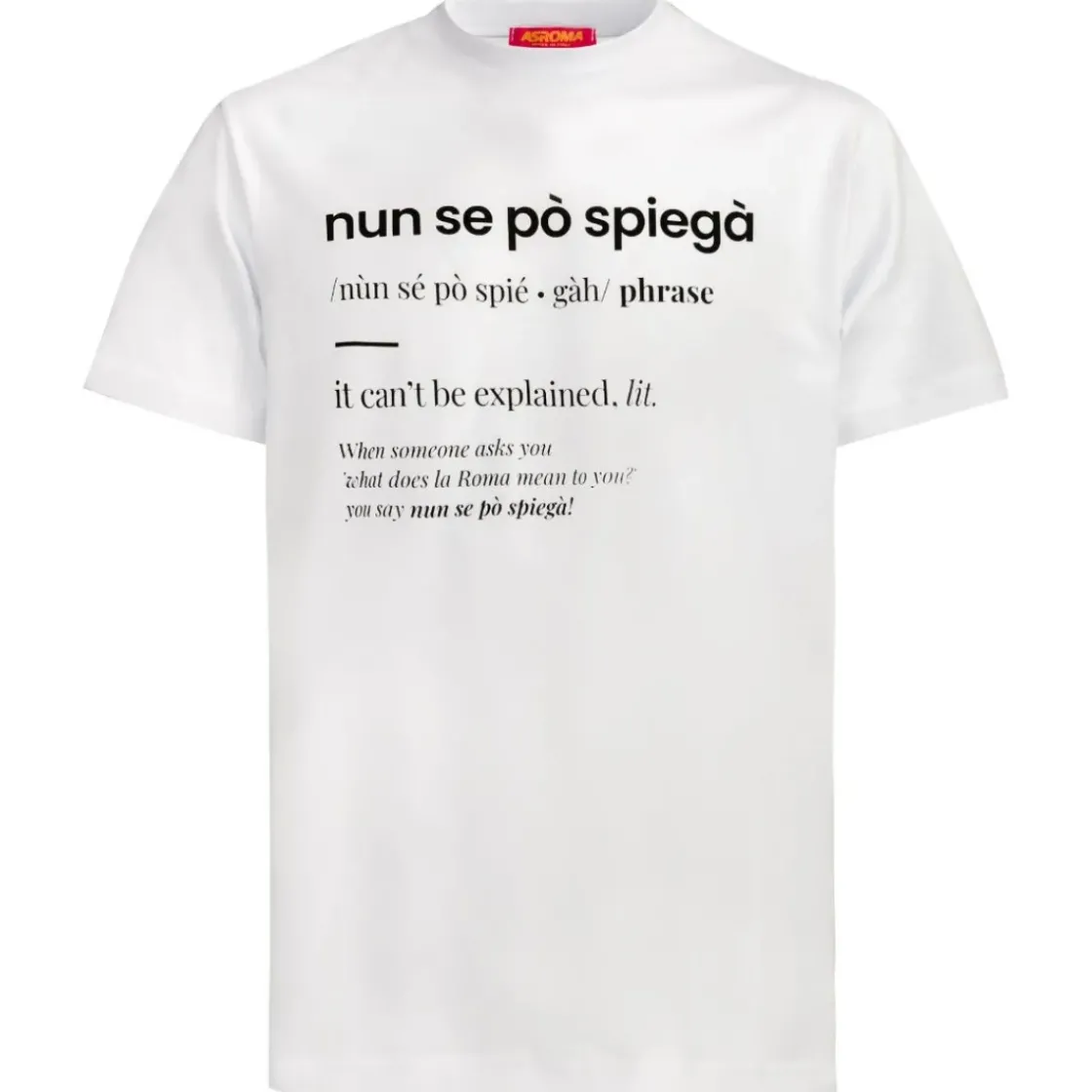 AS Roma Rome is More - T-Shirt ‘Nun se pò spiegà" Cheap