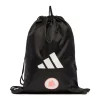 AS Roma Sacca da Palestra con Logo Adidas, Nero Clearance