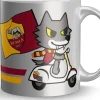 AS Roma Tazza Tokidoki in Ceramica Con Manico Hot