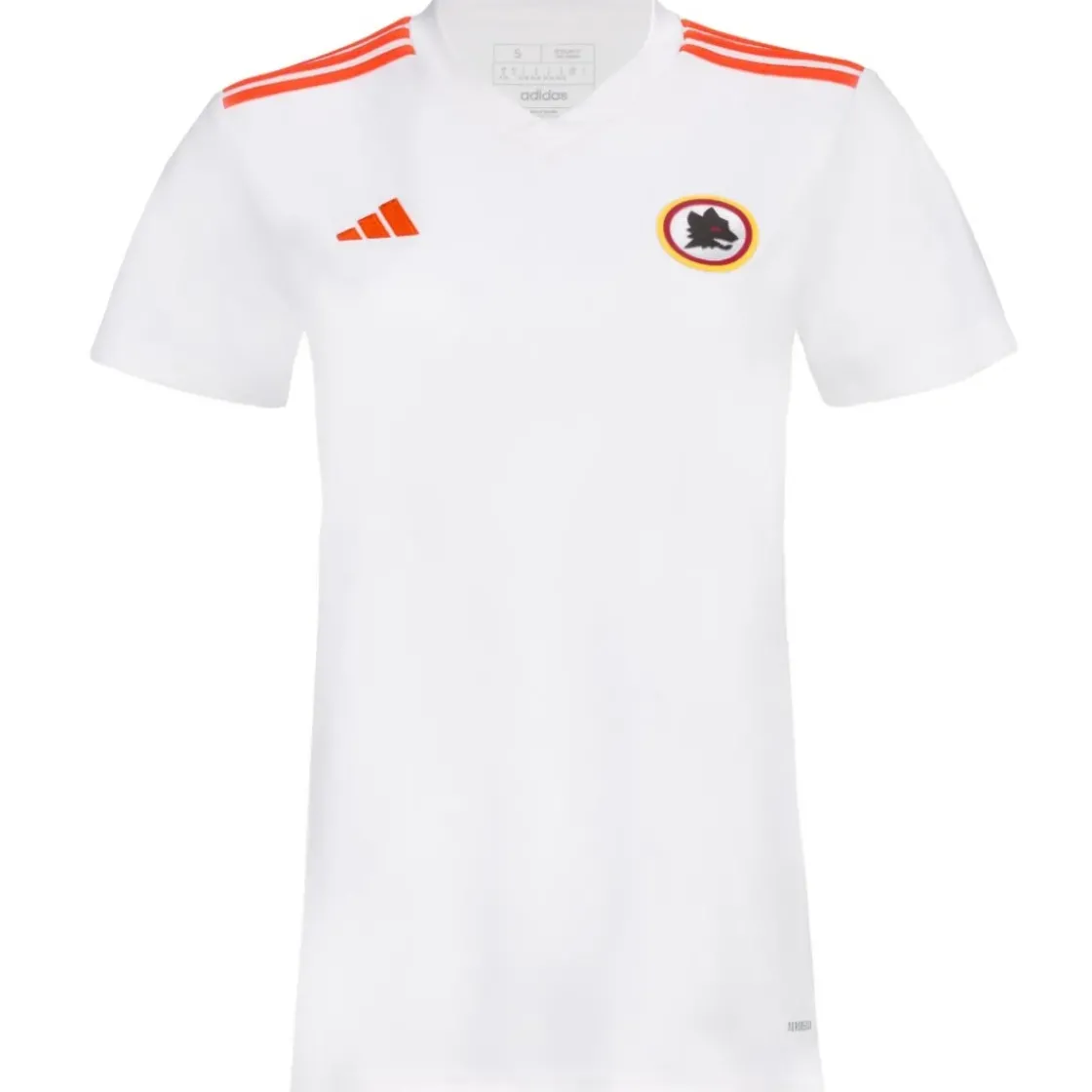 AS Roma T-shirt Adidas Padel, Bianco, Donna Fashion
