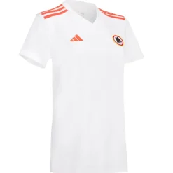AS Roma T-shirt Adidas Padel, Bianco, Donna Fashion