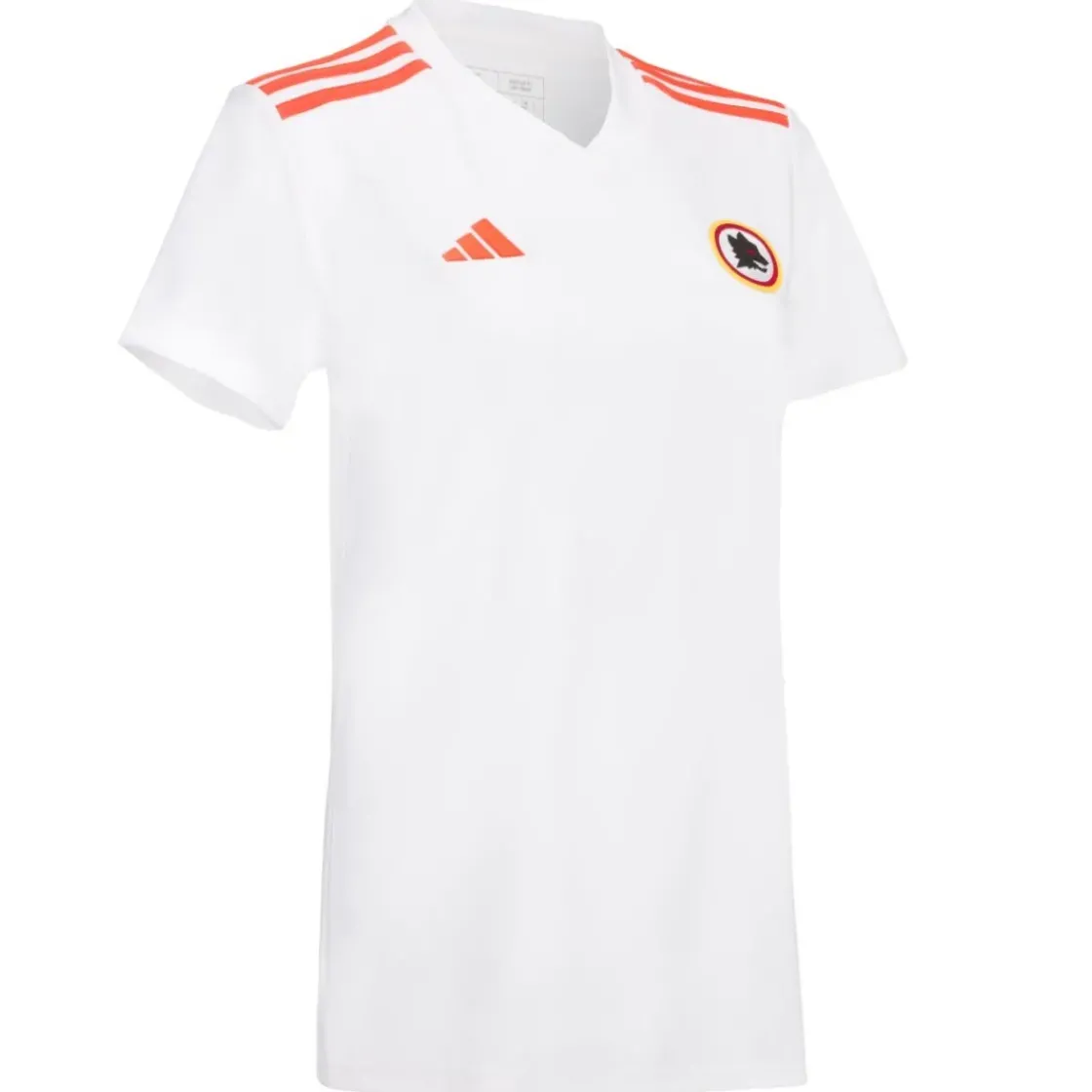 AS Roma T-shirt Adidas Padel, Bianco, Donna Fashion
