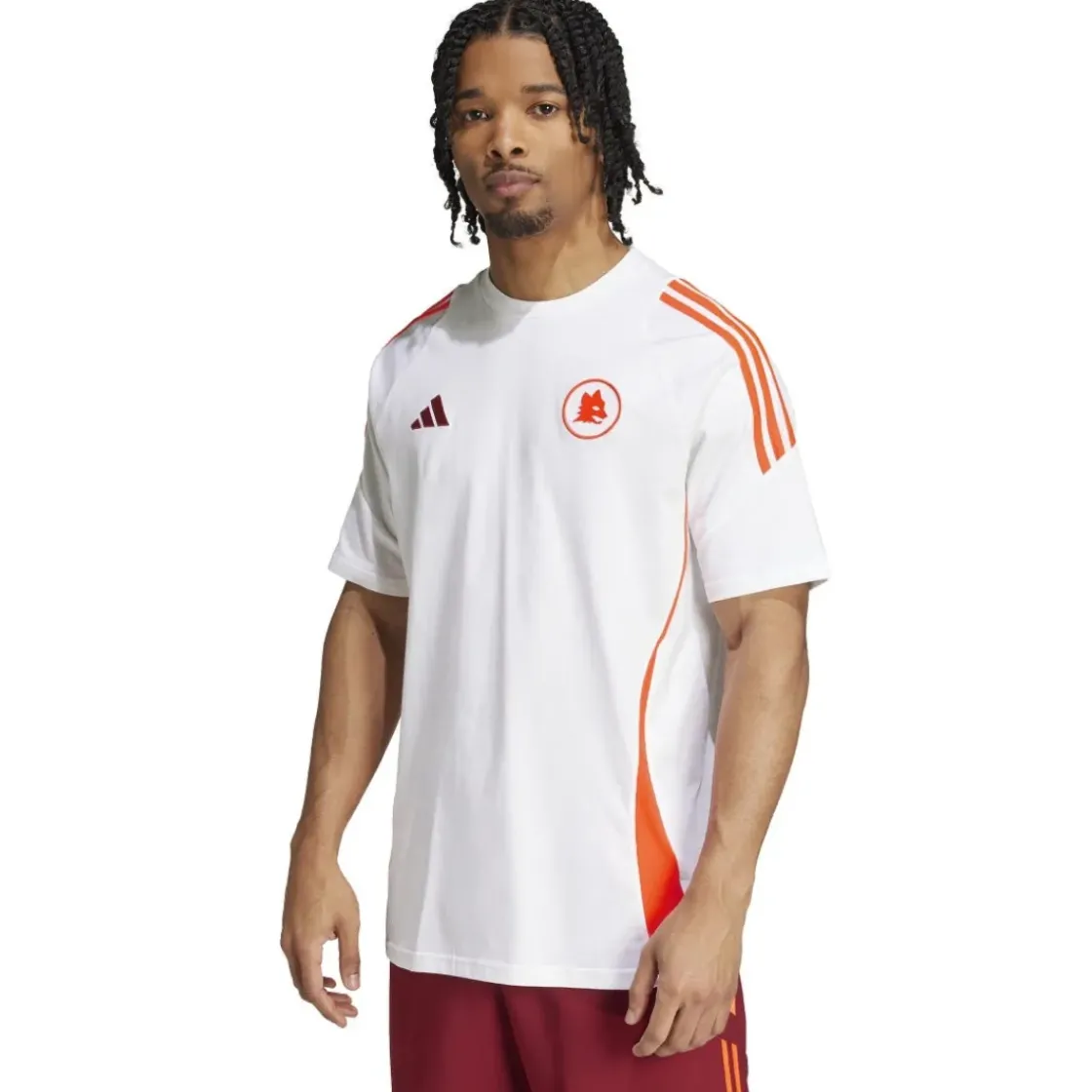 AS Roma T-shirt allenamento , Uomo, Bianca Best Sale