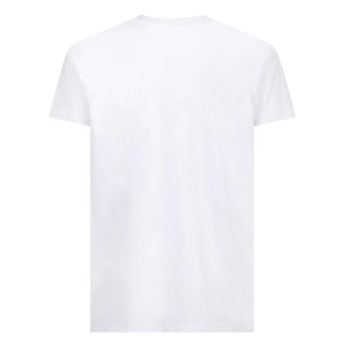 AS Roma T-shirt logo ricamato ROMAMOR, Adulto, Bianco New
