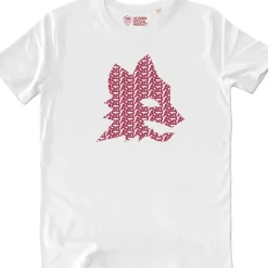 AS Roma T-Shirt Lupetto Logo Collection, Bianco New