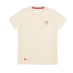 AS Roma T-shirt cotone logo ASR, Bambini, Crema Hot