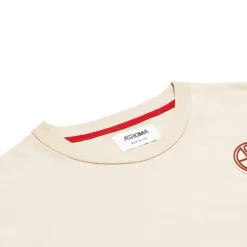 AS Roma T-shirt cropped logo ASR, Donna, Crema Hot