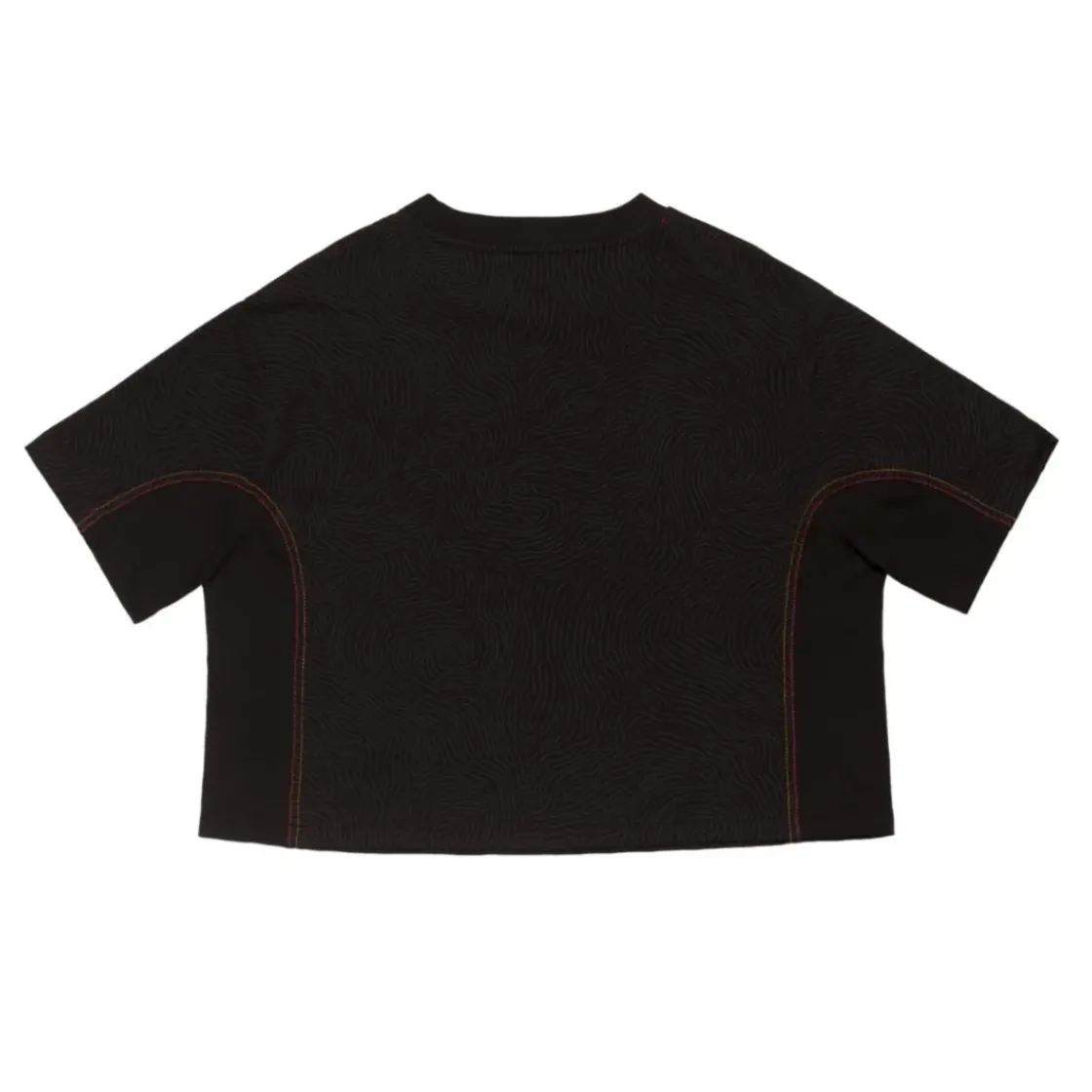 AS Roma T-shirt cropped logo ASR, Donna, Nero Discount