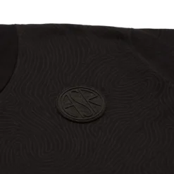 AS Roma T-shirt cropped logo ASR, Donna, Nero Discount