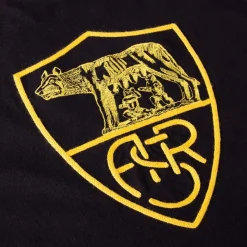 AS Roma T-shirt Heritage , Adulto, Nero Clearance