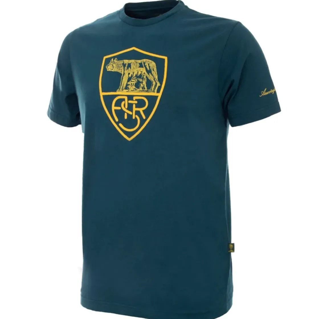 AS Roma T-shirt Heritage , Adulto, Verde Hot