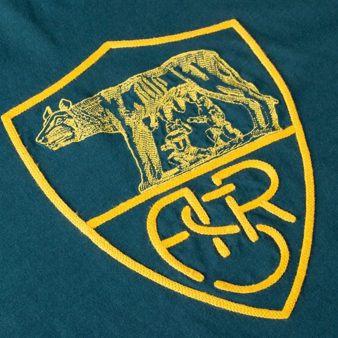 AS Roma T-shirt Heritage , Adulto, Verde Hot