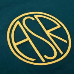 AS Roma T-shirt Heritage Logo , Adulto, Verde Outlet