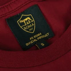 AS Roma T-shirt Heritage Logo , Adulto, Rosso Flash Sale
