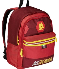 AS Roma Zaino scuola doppio scomparto logo Lupetto Best Sale