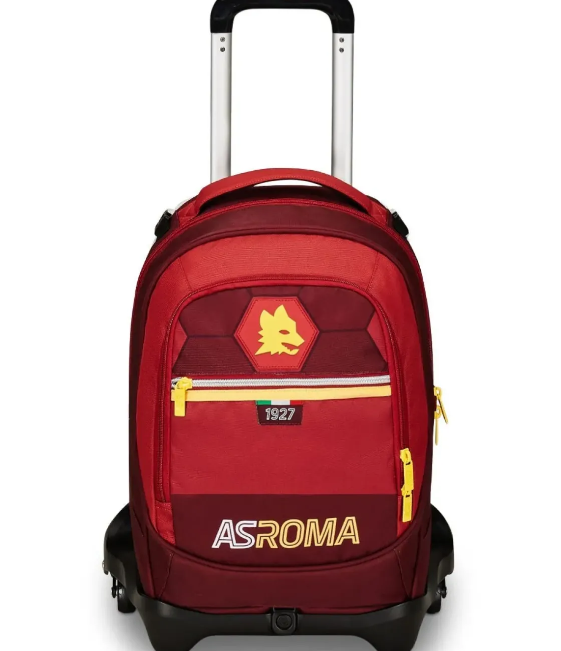 AS Roma Zaino scuola Trolley logo Lupetto Fashion